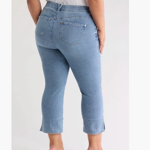 Democracy New Women’s 20W “AB Technology” High Rise Kick Flare Cropped Jean - Picture 16 of 16